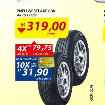 Assaí Atacadista Pneu westlake oferta