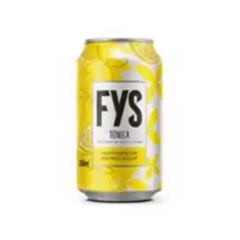 Agua tonica fys limao siciliano lata 350ml
