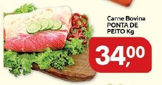 Supermercados Nori Carne Bovina Ponta de Peito 1kg oferta