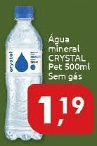 Supermercados Nori Agua Mineral Crystal Pet 500ml sem gas oferta