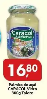 Supermercados Nori Palmito de Acai Caracol Vidro 300g Tolete oferta