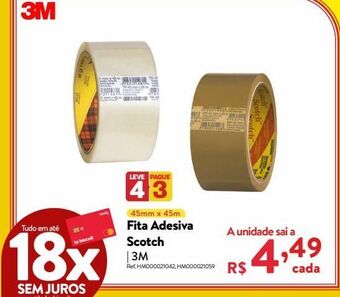 Fita adesiva scotch | 3m