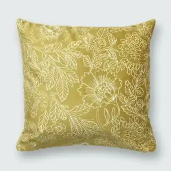 MMartan Capa de almofada aveludada alexa floral 43 × 43 cm oferta