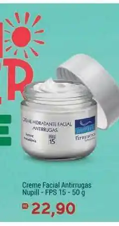 Creme Facial Antirrugas Nupill 50g