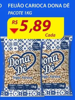 Assaí Atacadista Feijao Carioca Dona De 1kg oferta