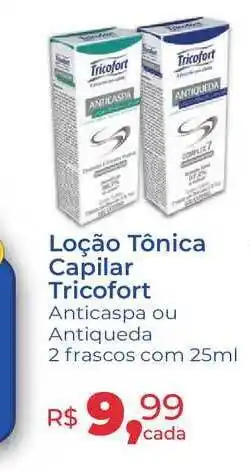 Loção Tônica Capilar Tricofort 25ml