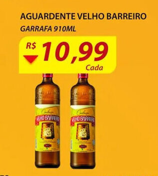 Assaí Atacadista Aguardente Velho Barreiro 910ml oferta