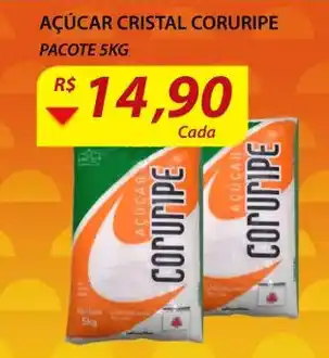 Assaí Atacadista Acucar Cristal Coruripe 5kg oferta
