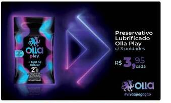 Preservativo Lubrificado Olla Play