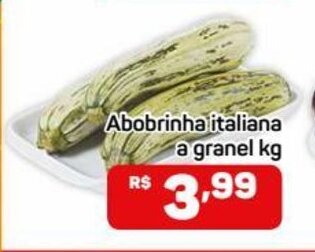 Abobrinha Italiana a granel 1kg