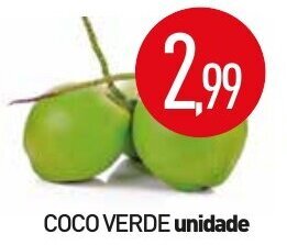 Calvo Atacadista Coco verde unidade oferta