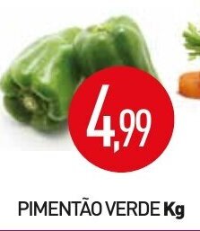 Calvo Atacadista Pimentao Verde 1kg oferta
