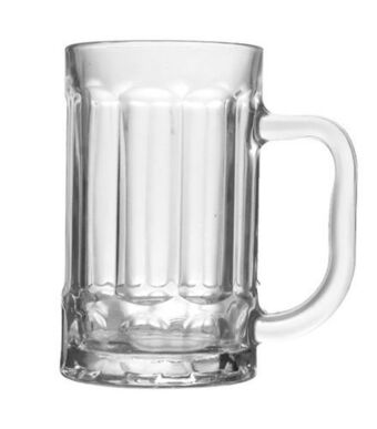 Freitas Varejo Caneca de chopp vidro cristal útil bazar 420ml rfo074 oferta