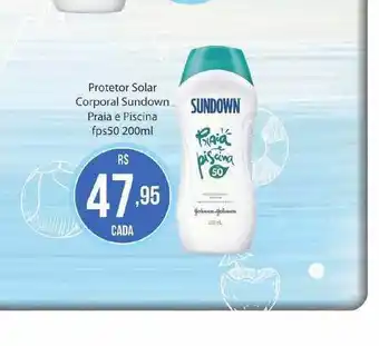 Drogaria Atual Protetor Solar Corporal Sundown Praia E Piscina Fps50 200ml oferta