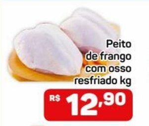Compre Bem Peito de Frango com Osso Resfriado 1kg oferta