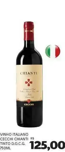 Vinho Italiano Cecchi Chianti Tinto D.o.c.g. 750ml