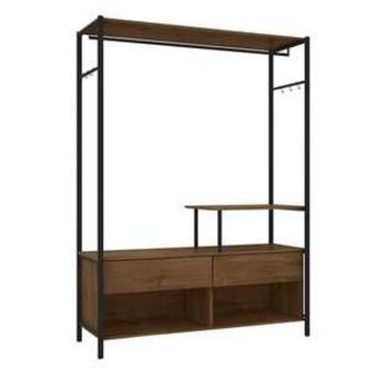 Leroy Merlin Guarda-roupa closet modulado barcelona – artefamol - preto / demolição oferta