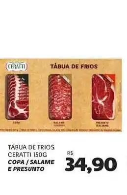 Supermercados Real Tábua De Frios Ceratti 150g oferta