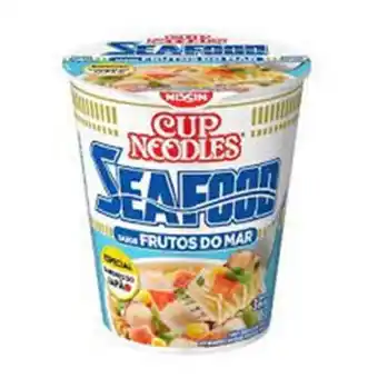 Supermercados Myatã Macarrão instantâneo cup noodles frutos do mar nissin 69g oferta