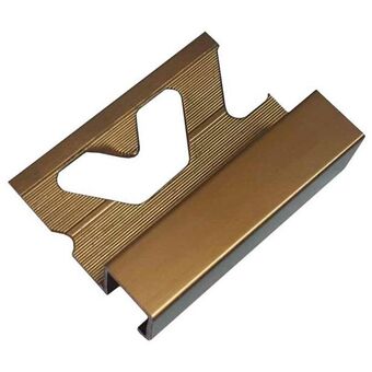 Balaroti Perfil de alumínio viscardi 1,0x1,2x300cm firenze old gold oferta