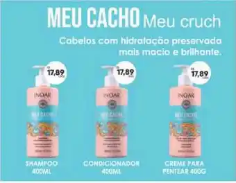 Shampoo Condicionador Creme Para Pentear Inoar 400ml