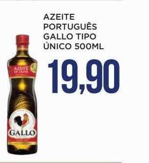 Apoio Mineiro Azeite português gallo tipo único oferta
