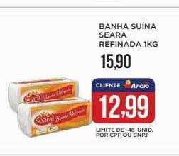 Apoio Mineiro Banha suína seara refinada oferta