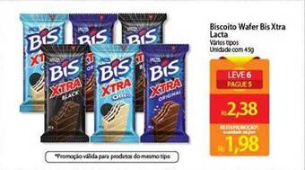 Atacadão Biscoito wafer bis xtra lacta oferta