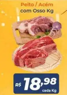 Peito acém com osso