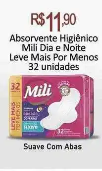 Tchê Farmácias Absorvente Higiênico Mili Dia E Noite oferta