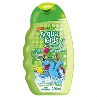 Shampoo infantil acqua kids naturals erva doce e hortelã embalagem 250ml