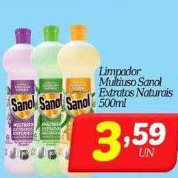 Bigmart Limpador multiuso sanol extratos naturais oferta