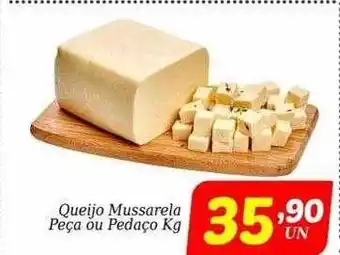 Bigmart Queijo mussarela peça ou pedaço oferta