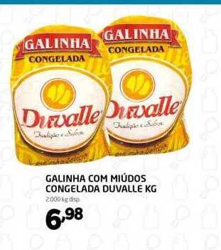 Cooper Galinha com miúdos congelada duvalle oferta