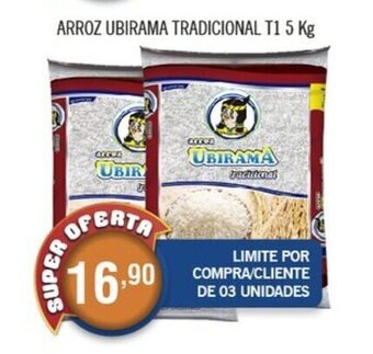 Central Supermercados Arroz Ubirama Tradicinal T1 5kg oferta