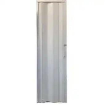 Porta sanfonada de pvc 72cm x 210cm cinza - perfilplast 