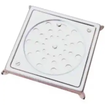 Ferreira Costa Grelha de inox quadrada para esgoto com caixa 10cm 002409 - jackwal  oferta