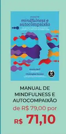Livraria Leitura Manual De Mindfulness E Autocompaixão oferta