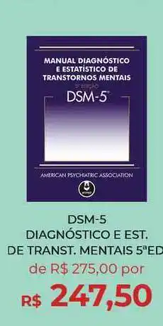 Dsm 5 Diagnóstico E Est. De Transit. Mentais 5aed.