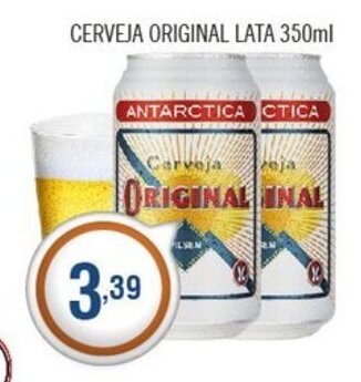 Central Supermercados Cerveja Original Lata 350ml oferta