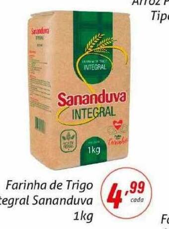 Farinha de trigo integral sananduva