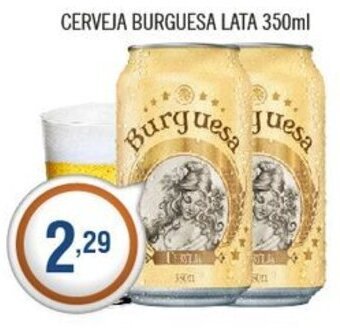 Central Supermercados Cerveja Burguesa lata 350ml oferta