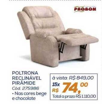 Poltrona Reclinável Pirâmide Probon