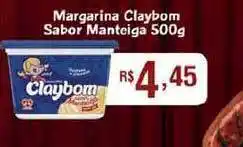 Supermercados Mundial Margarina Claybon Sabor Manteiga 500g oferta