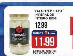 Apoio Mineiro Palmito de açaí imperador inteiro oferta