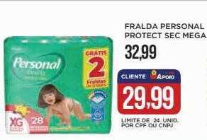 Apoio Mineiro Fralda personal protect sec mega oferta