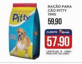 Ração para cão pitty 15kg