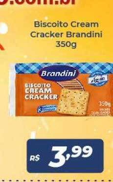 Atakarejo Biscoito cream cracker brandini oferta