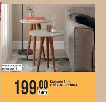 Berlanda Conjunto slim 2 mesas oferta