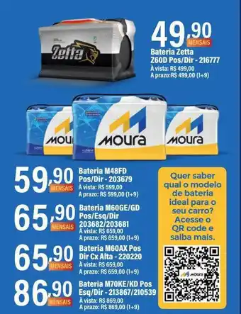 Bateria zetta z60d pos dir